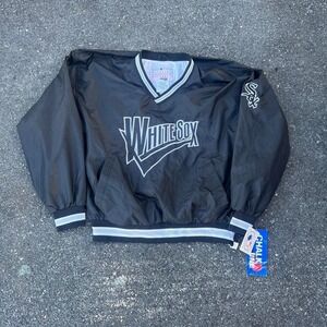 1990's Chalk Line MLB Chicago White Sox Pullover windbreaker Jacket size M